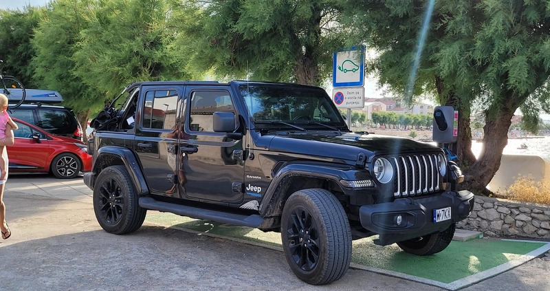 Jeep Wrangler cena 225500 przebieg: 24000, rok produkcji 2021 z Warszawa małe 154